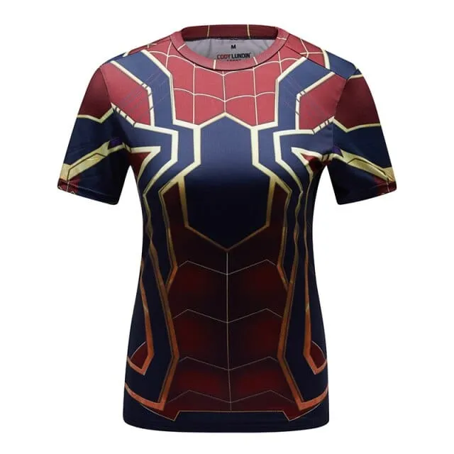 3D Print Superhero Compression T-Shirt  20 Plus Variations