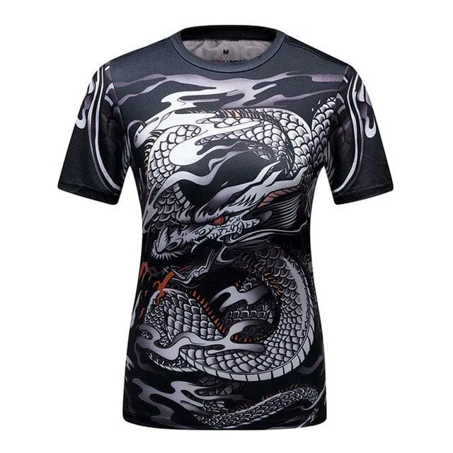 3D Print Superhero Compression T-Shirt  20 Plus Variations