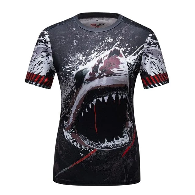 3D Print Superhero Compression T-Shirt  20 Plus Variations