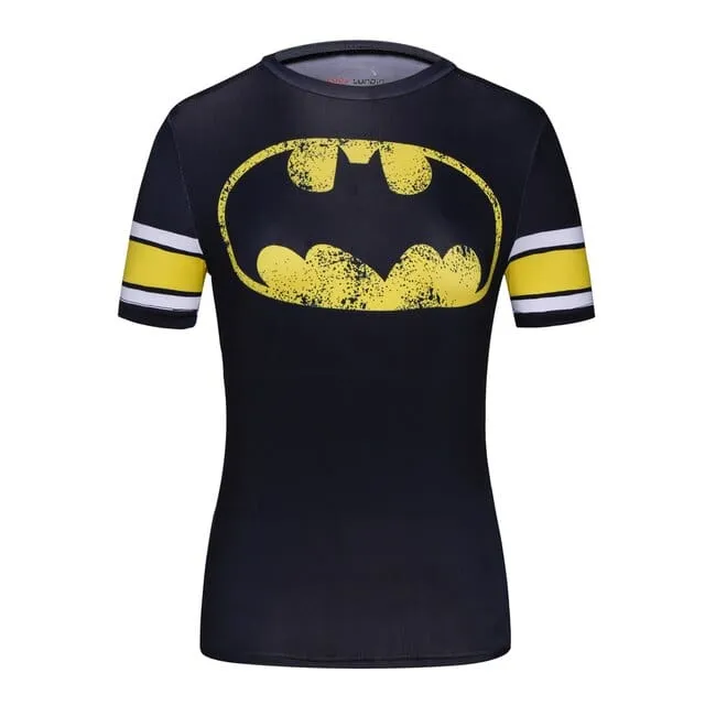 3D Print Superhero Compression T-Shirt  20 Plus Variations