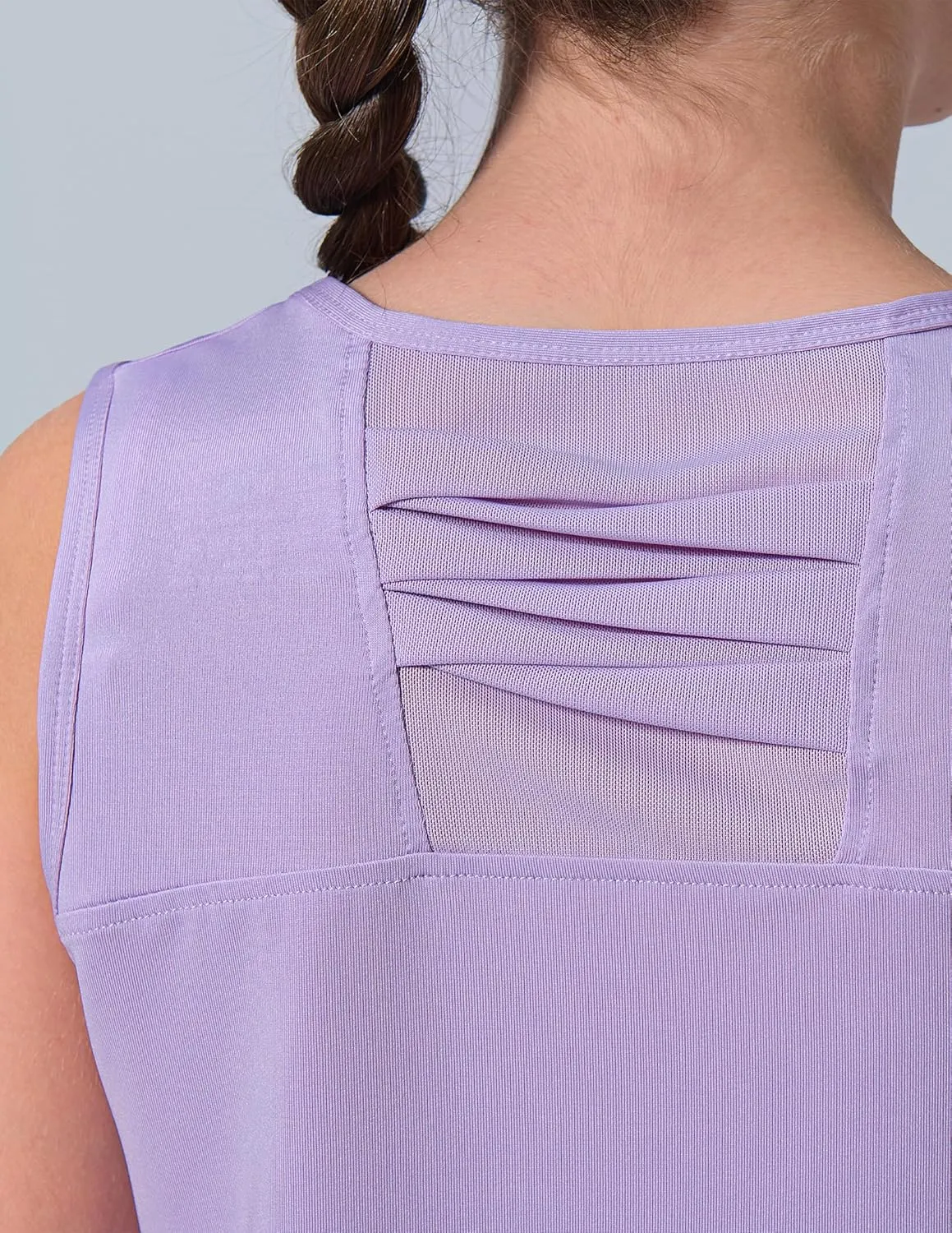 4 Pack Youth Girls Athletic Tank Tops Dry Fit Active Performance Tech Sleeveless Shirts
