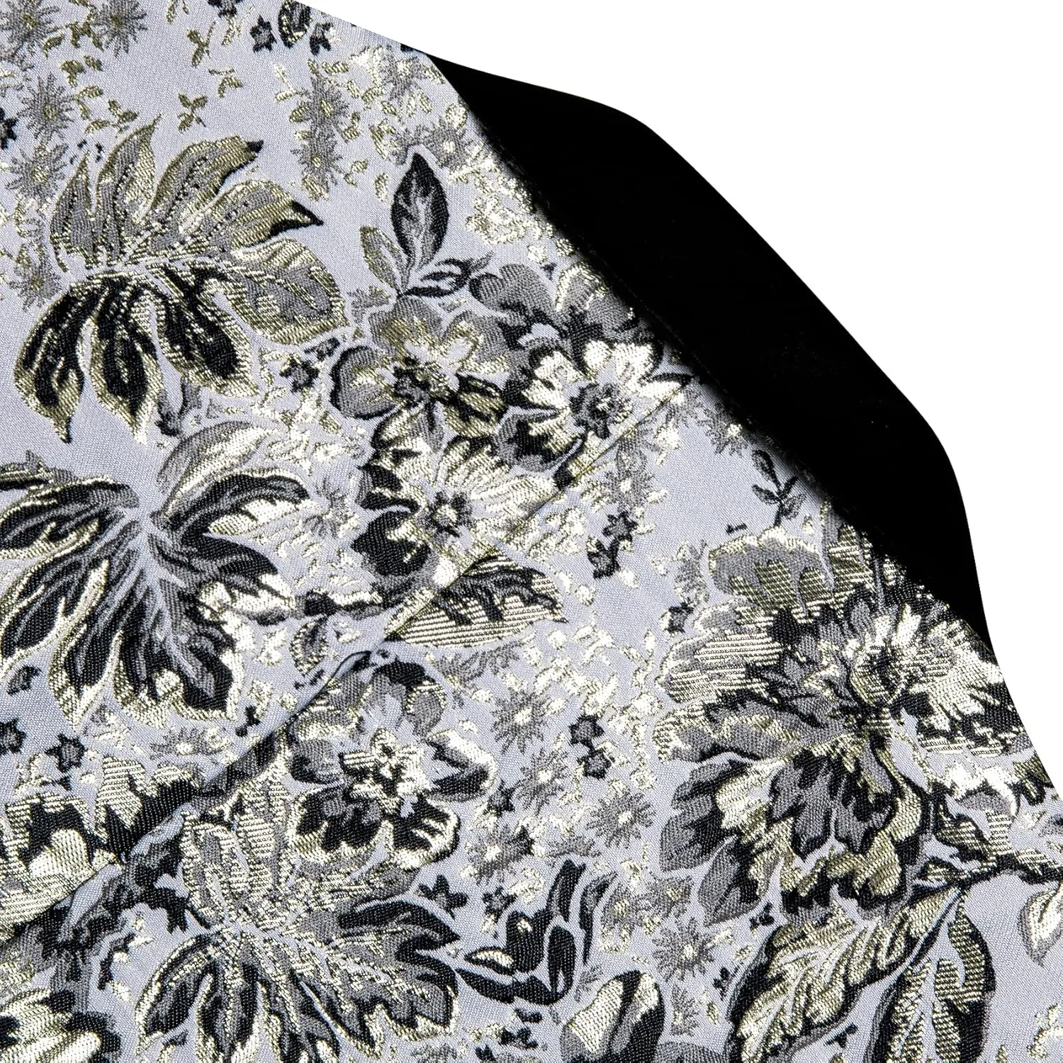 Barry.Wang Blazer for Men Paisley Sport Coat Lightweight Suit Jacket Regular Tuxedo Flower Mardi Gras Carnival Gift