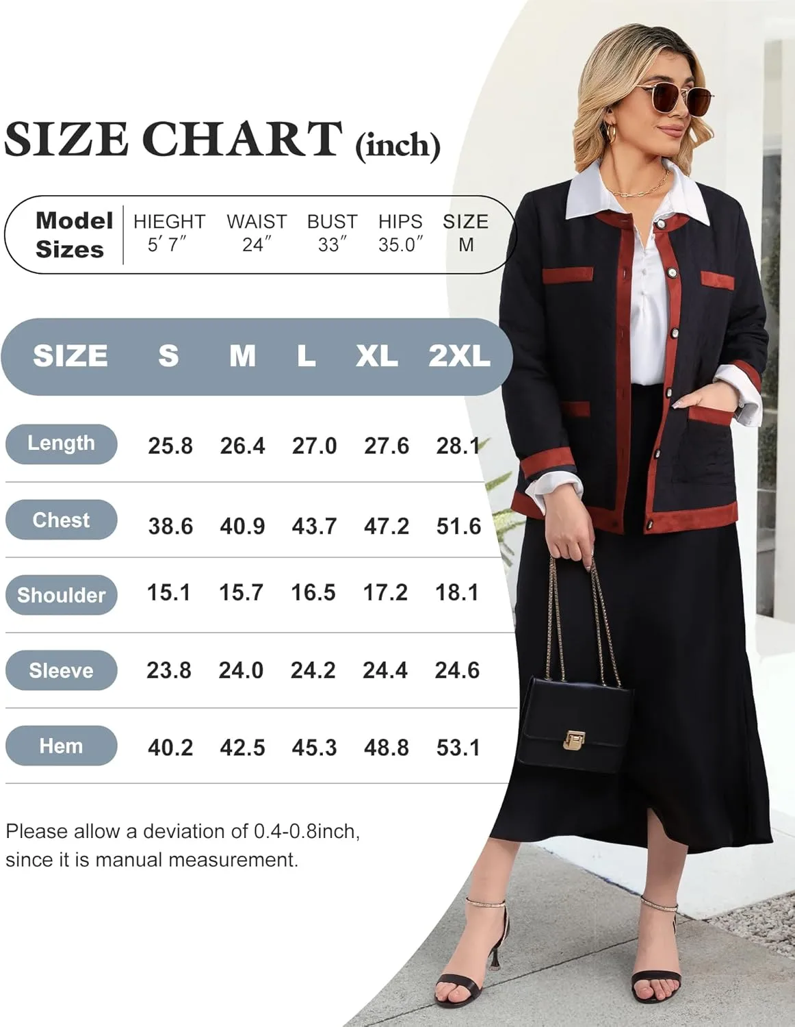 Bebonnie Women's Diamond Quilted Jacket Crew Neck Lightweight Long Sleeve Button Down Winter Coats with Pockets