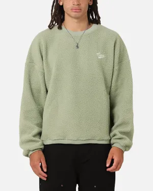 Carre Polar Fleece Crewneck Pale Green