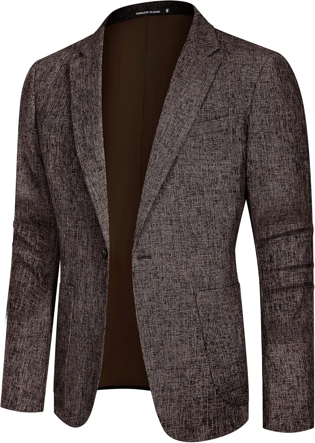 Casual Blazer for Men Linen Blazer Jacket Slim Fit Suit Jackets for Men Casual Blazer Sport Coat Linen Suits