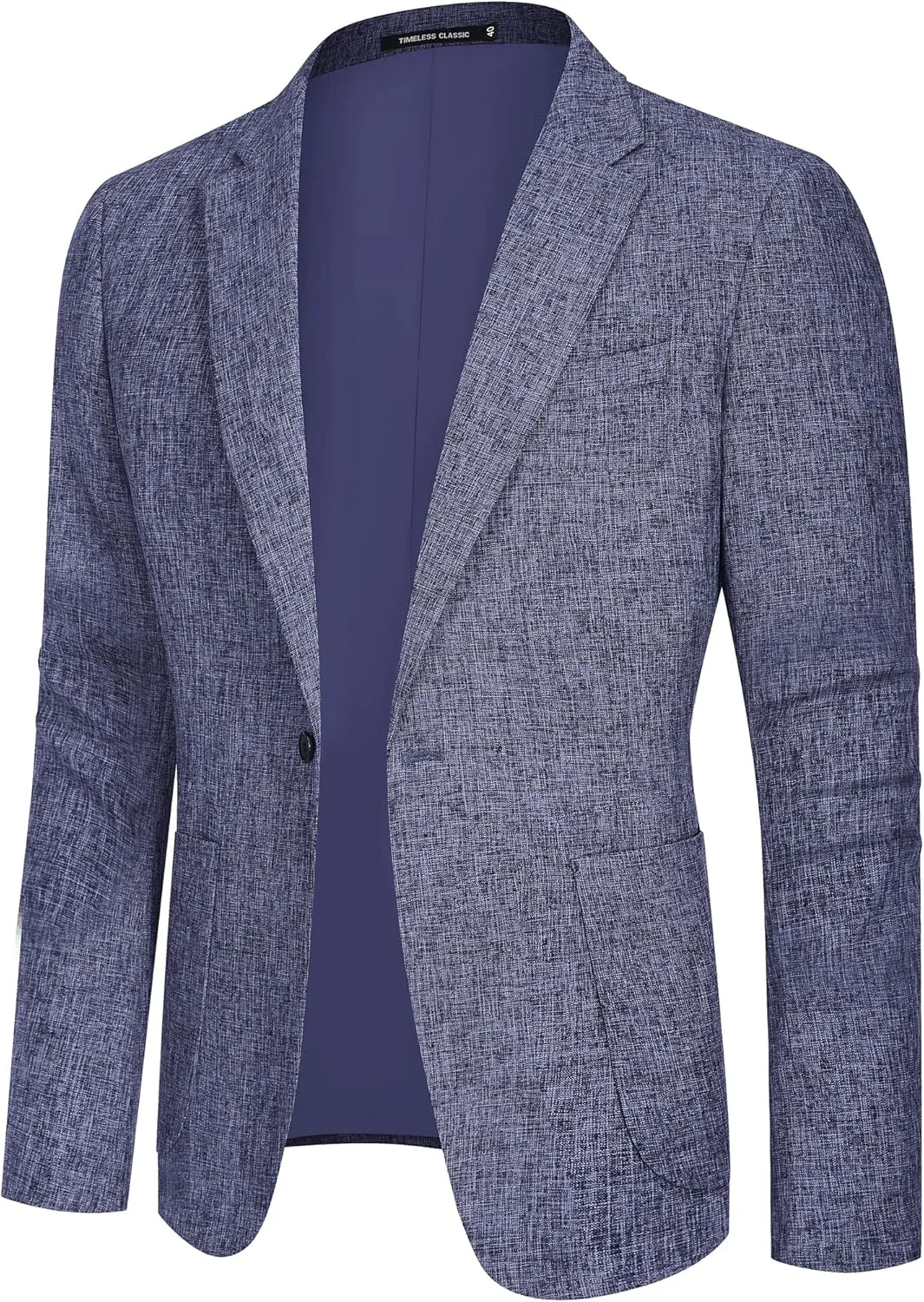 Casual Blazer for Men Linen Blazer Jacket Slim Fit Suit Jackets for Men Casual Blazer Sport Coat Linen Suits