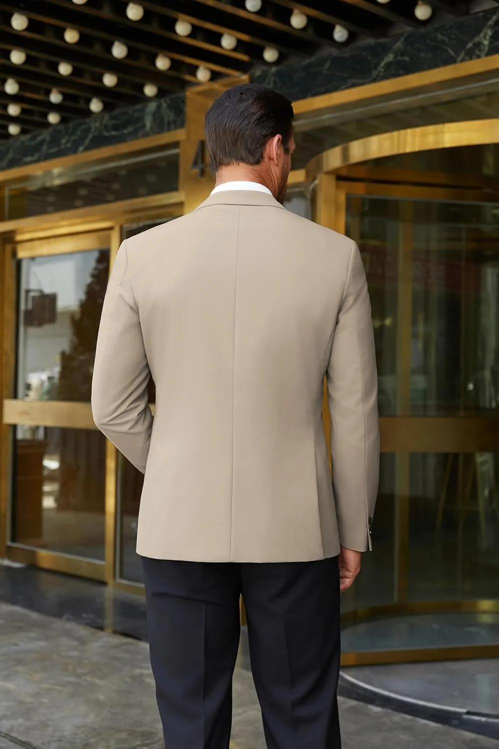 COOFANDY Mens Casual Sport Coats Blazers Two Button Formal Lightweight Suit Jacket