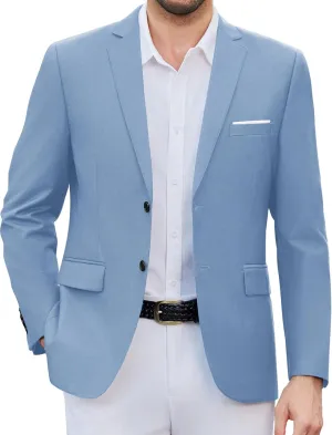 COOFANDY Mens Causal Blazer Two Button Suit Jackets Lightweight Slim Fit Sports Coats
