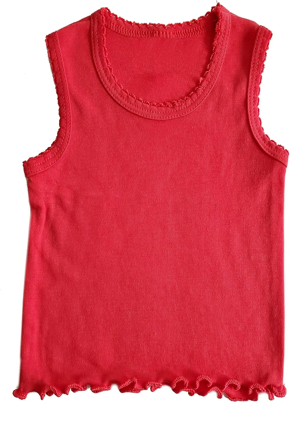 Girls Tank Top Camisoles, Pack of 8, White and Floral Print, Sleeveless Cotton Undershirts