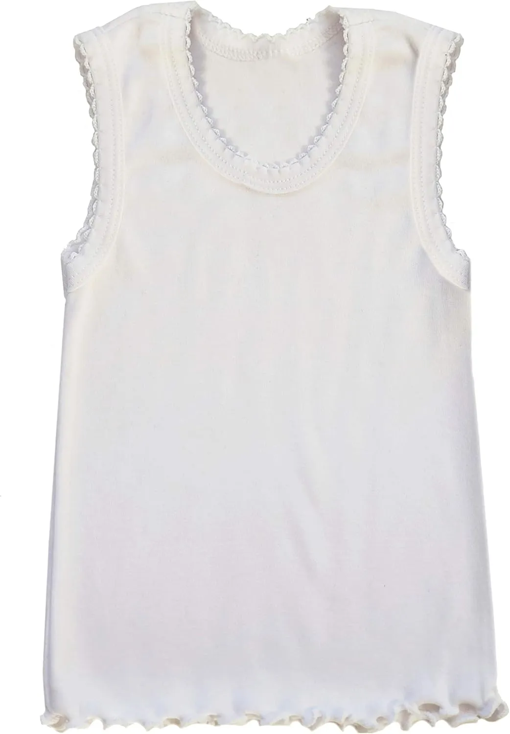 Girls Tank Top Camisoles, Pack of 8, White and Floral Print, Sleeveless Cotton Undershirts