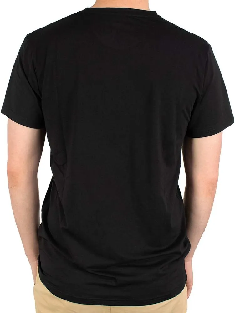 GOLBERG G Mens 3 Pack Short Sleeve V-Neck or Crew Neck Basic Undershirts - Ultra Soft Comfort - Black or White