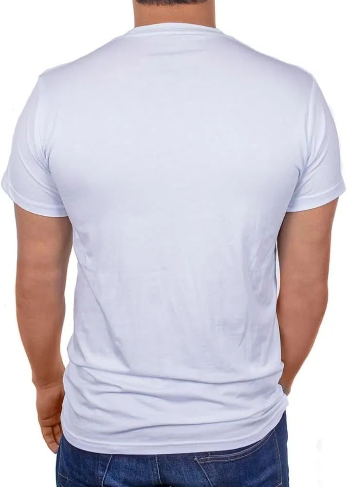 GOLBERG G Mens 3 Pack Short Sleeve V-Neck or Crew Neck Basic Undershirts - Ultra Soft Comfort - Black or White