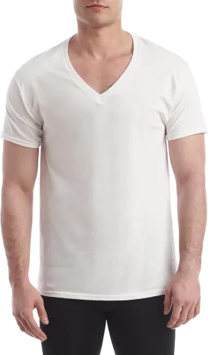 Hanes Men's Comfort Fit V-Neck Undershirt 4-Pack