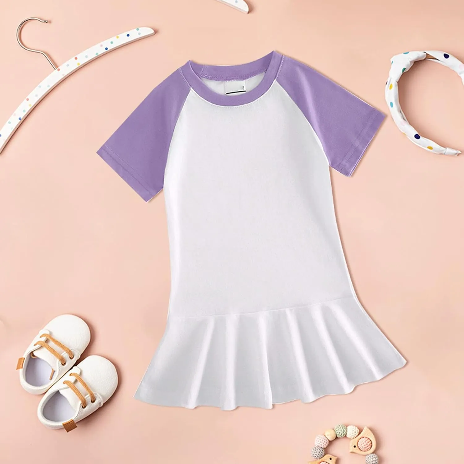 Kids Toddler Girls Tennis Dress Outfit Sleeveless Dress Athletic Skorts and Pol Tank Top Sets