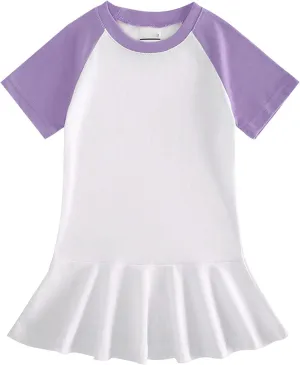 Kids Toddler Girls Tennis Dress Outfit Sleeveless Dress Athletic Skorts and Pol Tank Top Sets