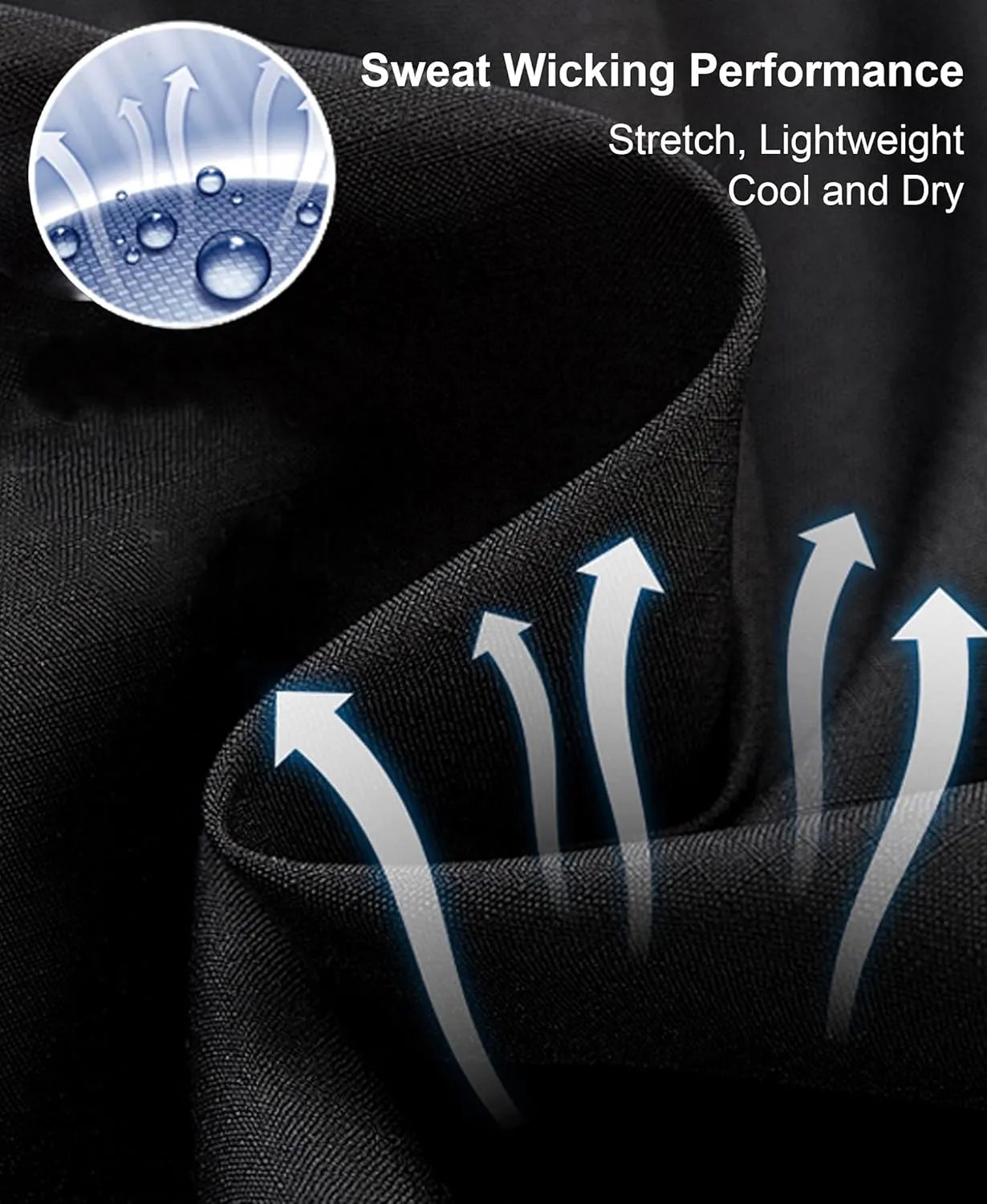 Liberty Imports Pack of 5 Men's Stretch Cool Dry Muscle Tank Tops Athletic Crewneck Sleeveless Workout Shirts