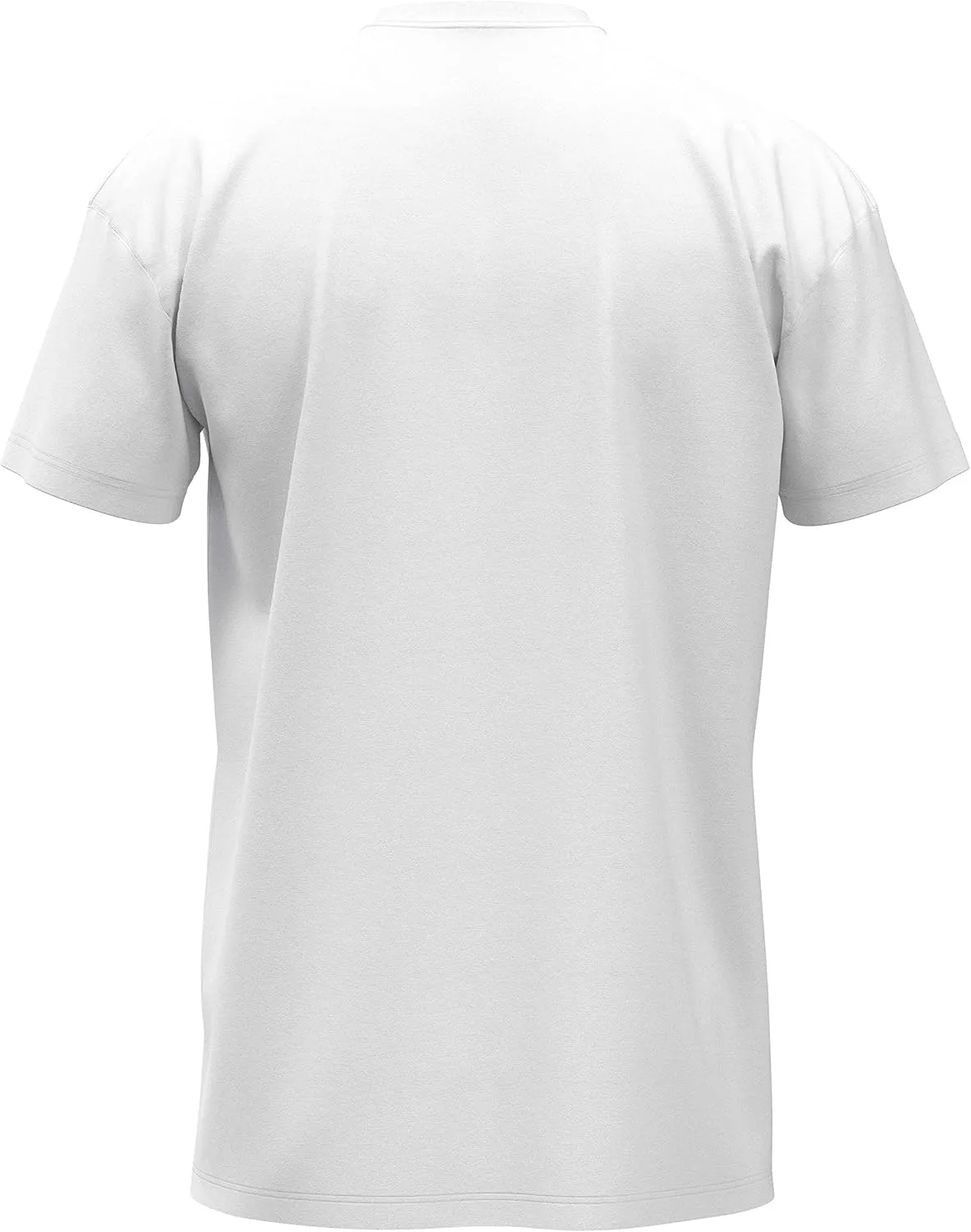 Maks Men's 100% Cotton 3 Pack Pre-Washed Ultra Soft Multipack Crew Neck Premium T-Shirts Undershirts
