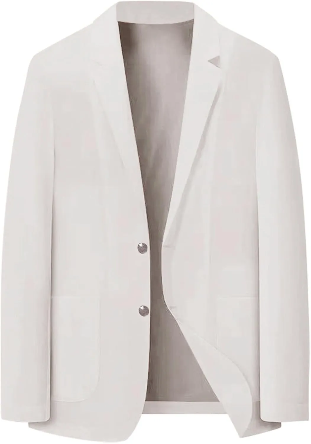 Men's Blazer One Button Casual Solid Color Blazers Slim Fit Lightweight Dress Business Sport Coats Suit Jacket