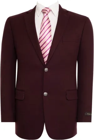 Men's Elegant Classic Fit Blazer Stretch Sport Coat Two Button Suit Jacket Regular & Big and Tall Sizes