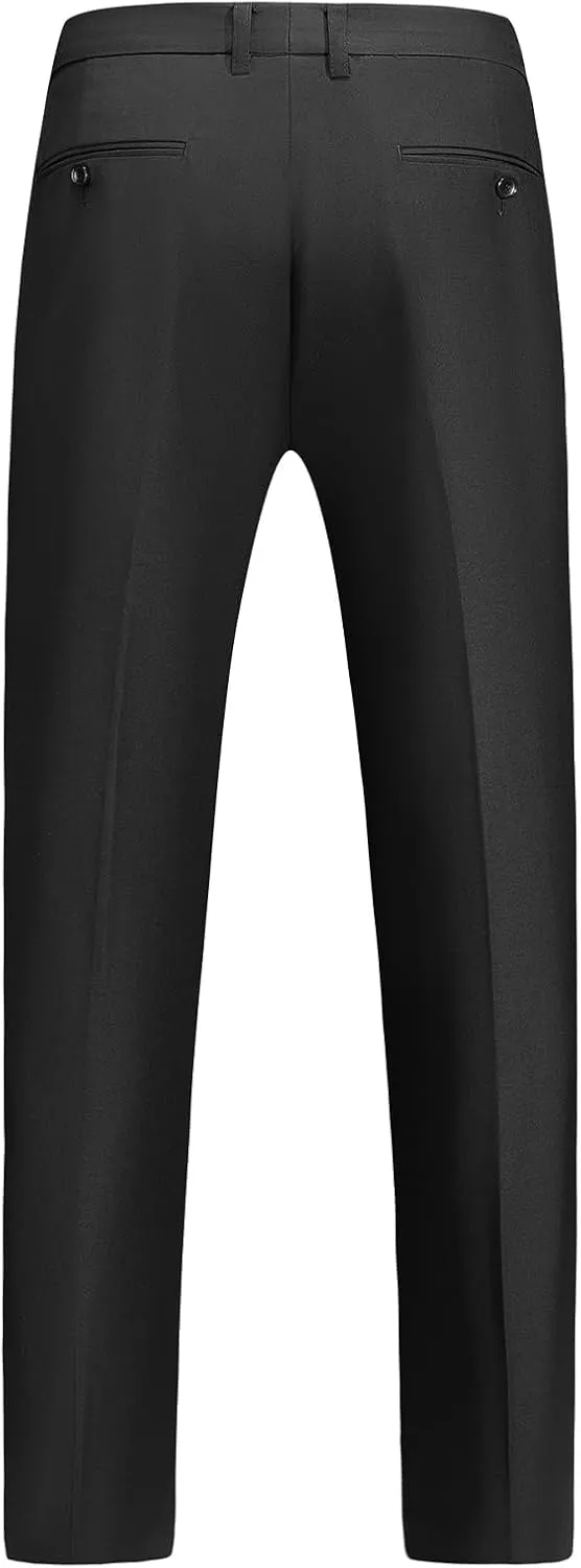 Mens Slim Fit Suits 2 Piece Tuxedo Suit for Men Shiny Prom Dinner Party Blazers Jacket and Pants