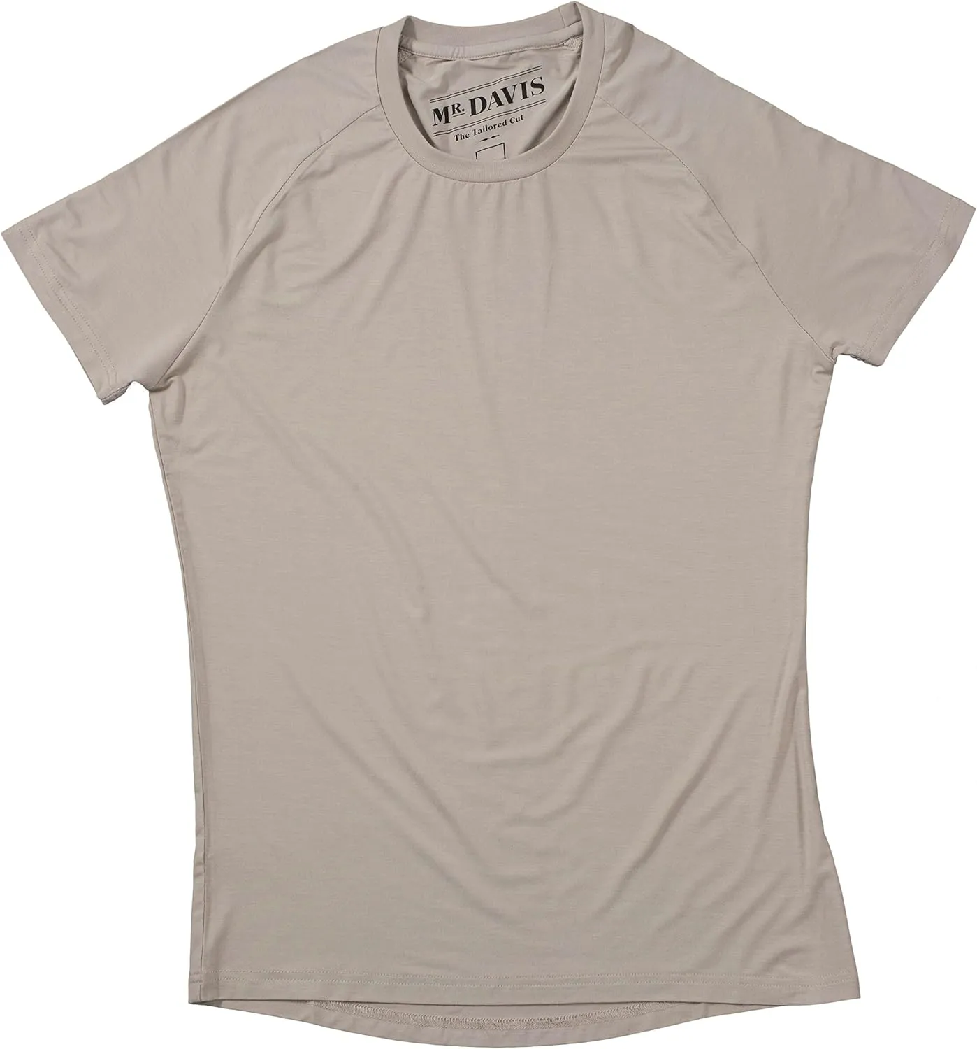 Mr. Davis Men's Bamboo Viscose Tailored Cut Crew Neck Undershirt