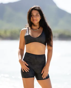 NEW | The Whine High-Waisted Swim Shorts | Quick-Dry, Double-Lined Compression with Extended Waist Support | Ka P Hiwa