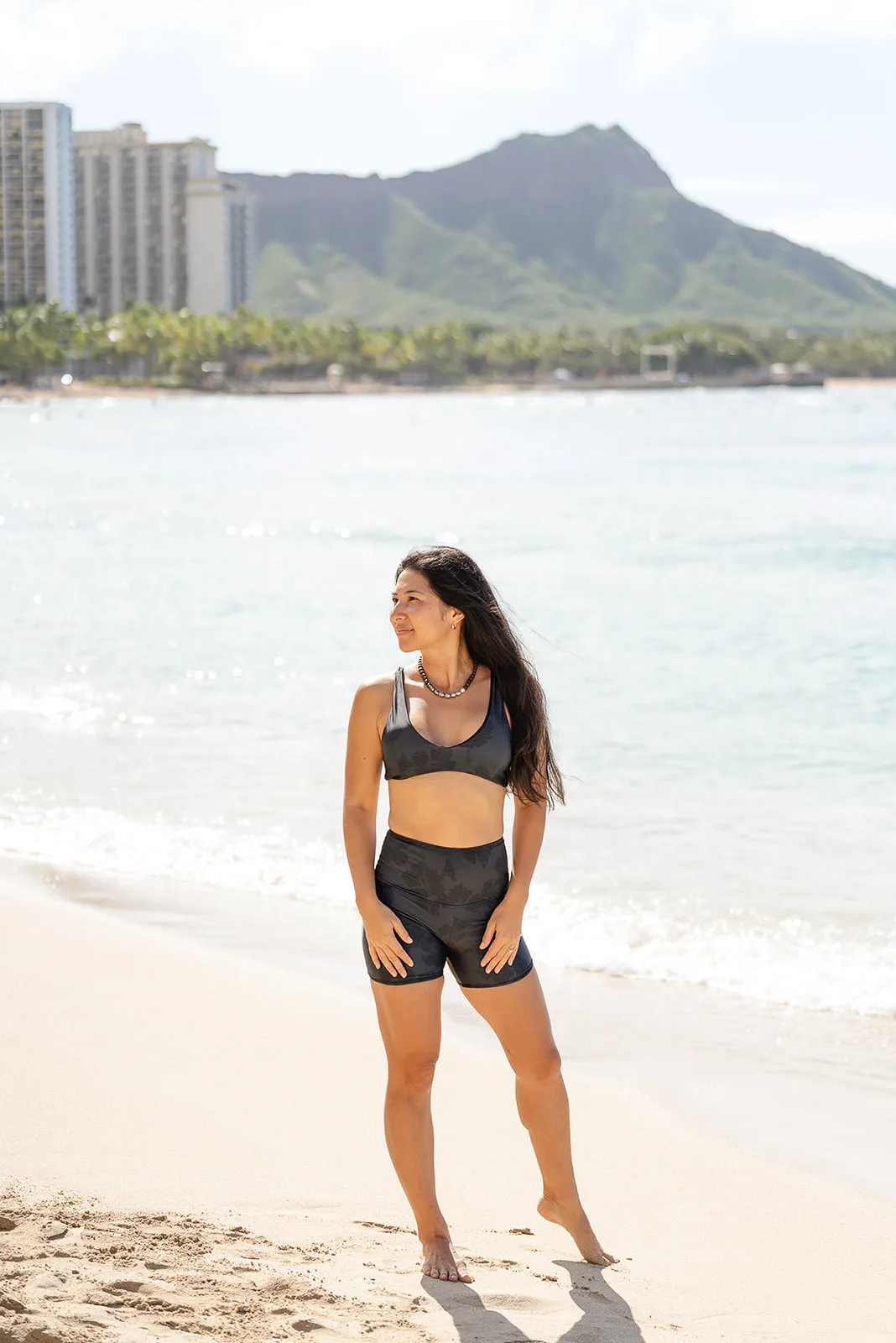NEW | The Whine High-Waisted Swim Shorts | Quick-Dry, Double-Lined Compression with Extended Waist Support | Ka P Hiwa