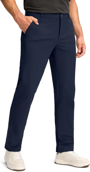 Obla Men's Golf Pants - 30"/32"/34" Slim Fit Stretch Lightweight with 5 Pockets Casual Travel Dress Work Pants for Men
