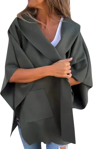 Womens Fall Fashion 2024 Oversized Dressy Cardigans Long Lightweight Coat Fall Sweater Jacket Outerwear with Pockets