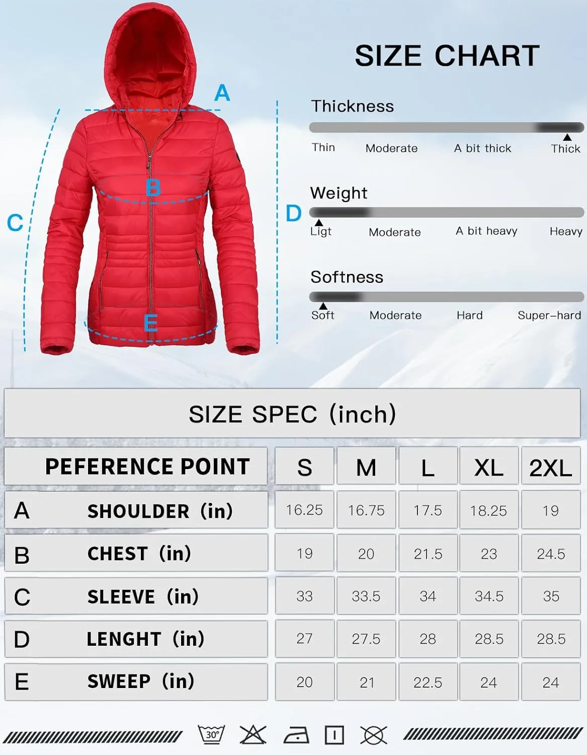 Women's Lightweight Puffer Jacket Quilted Winter Coats with Detachable Hood