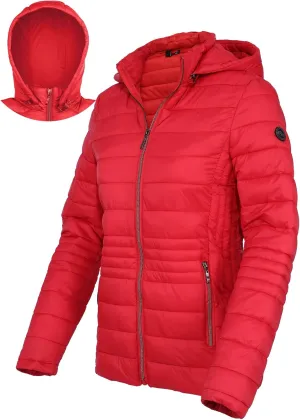 Women's Lightweight Puffer Jacket Quilted Winter Coats with Detachable Hood