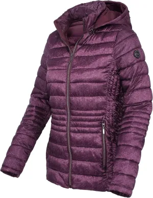 Women's Lightweight Puffer Jacket Quilted Winter Coats with Detachable Hood