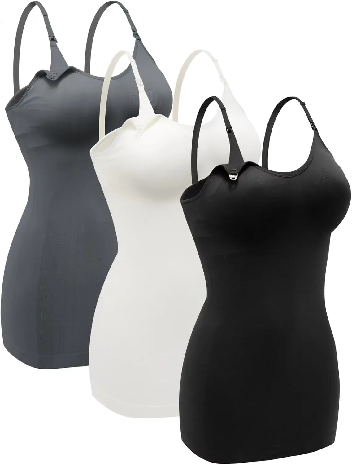 Womens Seamless Nursing Tank Tops for Women Breastfeeding Maternity Cami Bra