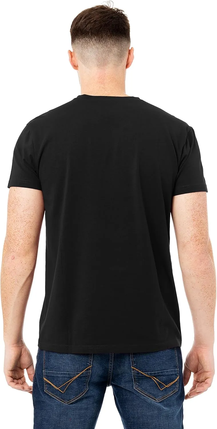 X RAY Men's V-Neck T-Shirts, Soft Cotton Short Sleeve Casual Slim Fit V Neck T Shirts for Men